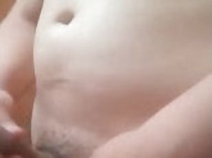 masturbation, amateur, ejaculation-sur-le-corps, énorme-bite, latina, branlette, ejaculation-interne, solo, bite