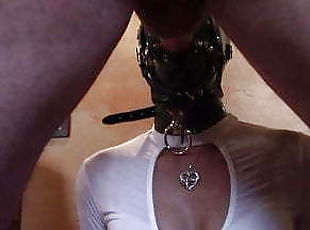 Laura XXX tied and masked. 