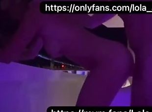 Cheating wife Lola Angela fucked by a stranger on the hotel balcony