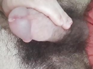 poilue, masturbation, amateur, gay, branlette, secousses, ejaculation, solo, blanc