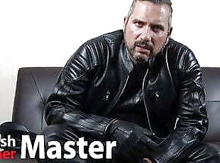 Leather Master humiliates you while sniffing poppers PREVIEW
