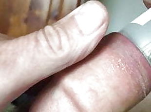 10-minute foreskin video - plastic bottle 