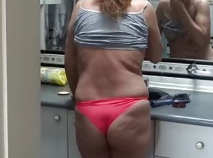 cul, masturbation, maman-et-garçon, amateur, ejaculation-sur-le-corps, énorme-bite, milf, latina, maman, branlette