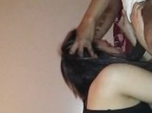 Insane pussy eating and dick sucking Latina