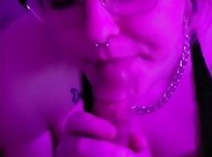 Store pupper, Briller, Amatør, Anal, Blowjob, Pov, Facial, Blond, Knulling (Fucking), Pupper