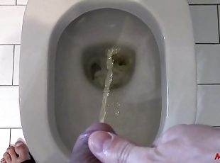 POV - Watch me piss from my cock point of view