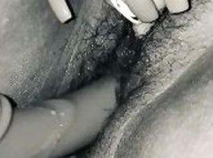 Asian girl solo masturbate wet