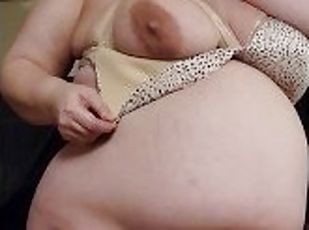 SEXY PREGNANT BBW BRA TRY ON 2