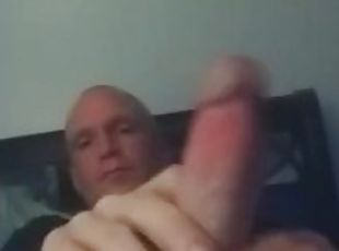 Lonely man jerks it for a cumshot
