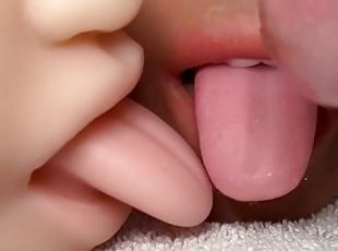 Babes, Fellation, Ejaculation sur le corps, Énorme bite, Ados, Trio, Sur le visage, Ejaculation, Par voie orale, Solo