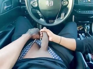 Awam, Amateur, Perempuan jelita, Perempuan afrika, Zakar besar, Merangsang dengan tangan, Hitam, Kereta, Pov, Zakar