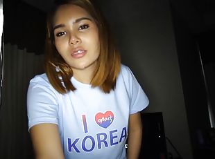 Asian, Pondan, Perempuan jelita, Merangsang dengan tangan, "ladyboy", Pov, Jahat