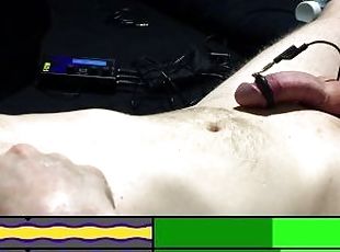 Cum Explosion caused by E-Stim