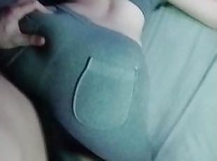 Amateur, Adolescente, Casero, Pareja, Primera persona, Bragas, Cabalgando, Fetichista, Cowgirl, Sexo con ropa