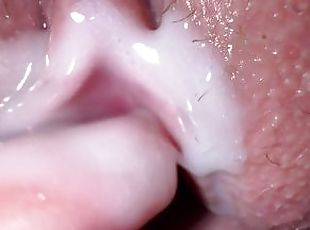 I fucked my horny EX, tight creamy pussy and close up cumshot