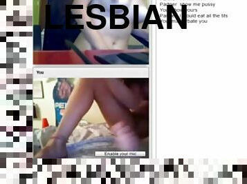 amatőr, leszbikus, asszonyok, webkamera