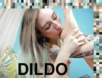 anal, ados, pieds, blonde, gode, solo