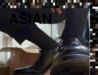 asiatique, amateur, mature, gay, pieds, première-fois, collège, solo