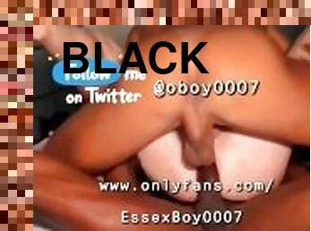 Two black cocks DP me