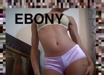Gorgeous ebony ass joi