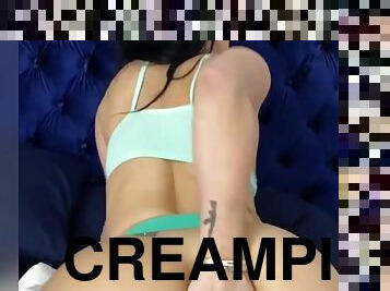 Missionary Creampie POV Hard Sex Video