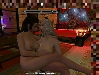 Lesbians fuck in a brothel to the public skyrim