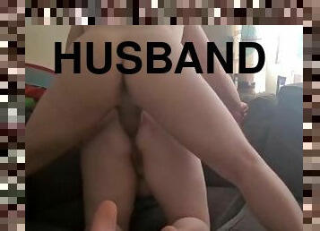 Stranger fucks me in the ass while husbands away