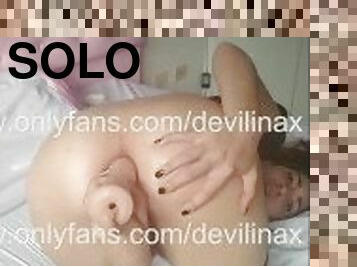 traseiros, masturbação, anal, babes, adolescente, brinquedo, dildo, rabo, sozinho