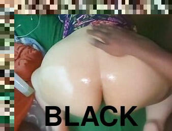 levrette, grosse, ejaculation-sur-le-corps, latina, black, couple, belle-femme-ronde, butin, point-de-vue, bite