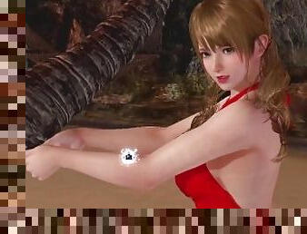 Dead or Alive Xtreme Venus Vacation Monica Valentine's Day Pose Cards Fanservice Appreciation