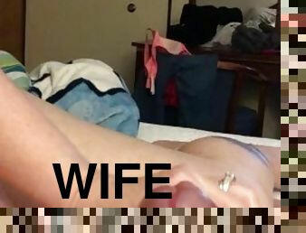 Wife makes me cum twice masturbate