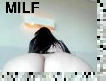 grosse, interracial, milf, latina, ejaculation-interne, belle-femme-ronde, point-de-vue, chevauchement, cow-girl, bite