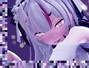 ?MMD R-18 SEX DANCE?WHITE GIRL SHOWS HER BIG ASS AND FUCKS IN INTENSE RIDING???????[MMD R-18]