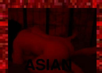 asiatisk, doggy-style, fru, amatör, avsugning, milf, mamma, japansk, sväljer, sprut