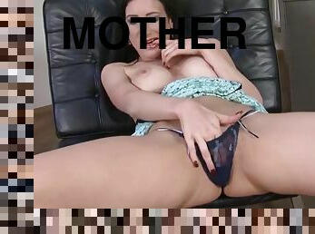 Bitch Stepmother Waiting For Orgasm By Son - Ebony