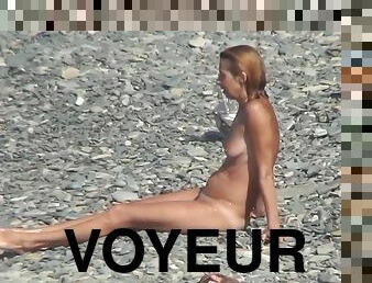 nudiste, en-plein-air, cam, plage, voyeur, horny, naturel, caché