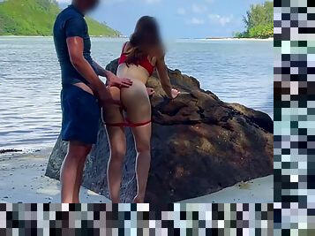 levrette, en-plein-air, public, amateur, fellation, ejaculation-sur-le-corps, cam, plage, voyeur, pute