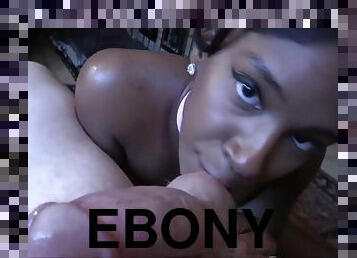 Perverted ebony minx POV breathtaking adult movie