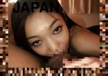 Japanese most beautiful girl sucks and swallow