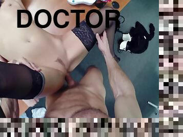 köpekçik, ofis, amcık-pussy, amatör, oral-seks, doktor, meni, kadın-kovboy, hastane, üniforma