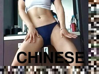 asiatique, babes, compilation, solo, chinoise, taquinerie