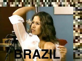 latina, brasil, webcam, provocando