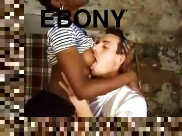 Ebony and white guy