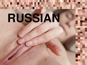 mastürbasyon-masturbation, amcık-pussy, rus, mükemmel, tek-kişilik, esmer-kadın