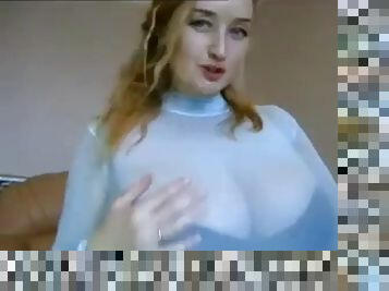 gros-nichons, amateur, webcam, seins, bout-a-bout