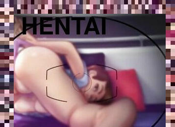 extrême, anal, fellation-profonde, ejaculation-interne, anime, hentai