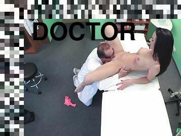 Wonderful teen and horny doctor hardcore sex scene