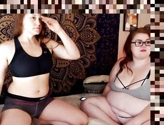 Voluptuous horny girl masturbation on webcam