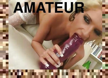 Bambi And Monster Dildo - Hot Solo Video
