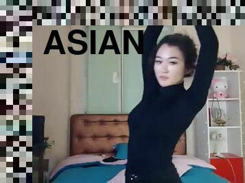 asiatisk, onani, amatør, japans, webcam, kær